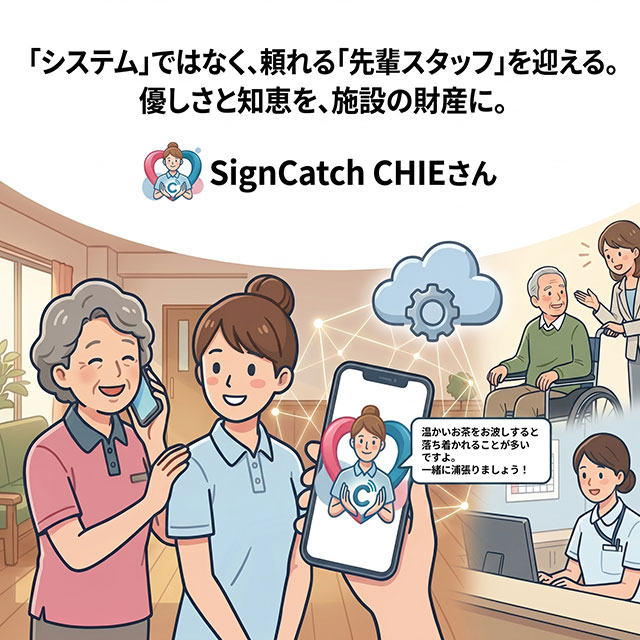 介護・医療機関向けAIカメラ見守りシステム「SignCatch」